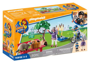Playmobil - Duck On Call Akcja policyjna. Złap złodzieja! 70918