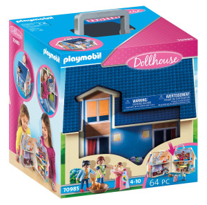 Playmobil - Przenośny domek dla lalek z wyposażeniem 70985