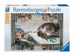 Ravensburger - Puzzle Michał Anioł Stworzenie Adama 5000 elem. 174089