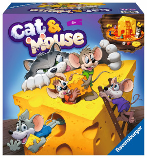 Ravensburger - Gra planszowa Cat & Mouse Kot i Mysz 245635