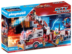 Playmobil - Wóz strażacki: US Tower Ladder 70935