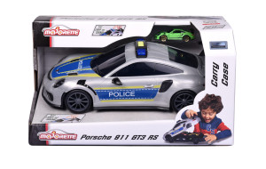 Majorette - Radiowóz policyjny Porsche 911 GT3 RS + autko 2058199