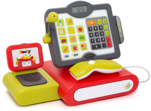 Smoby - Kasa sklepowa elektroniczna z panelem dotykowym i czytnikiem 350102