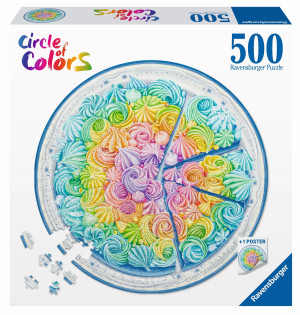 Ravensburger - Puzzle Paleta kolorów Ciacho 500 elem. 173495