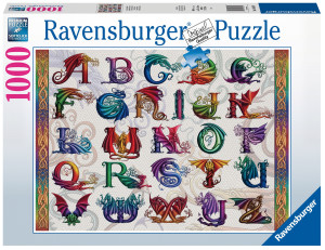 Ravensburger - Puzzle Alfabet smoków 1000 elem. 168149