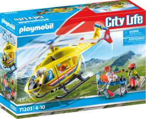 Playmobil - City Life Helikopter ratunkowy 71203