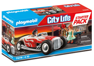 Playmobil - City Life Hot Rod Samochód + 2 figurki 71078