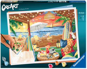 Ravensburger - CreArt Plaża Malowanie po numerach 202768