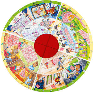 Beleduc - Duże drewniane puzzle XXL Detektyw Edukacyjne 11170