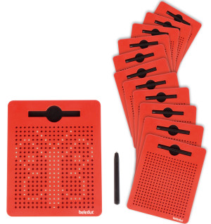 Beleduc - Magnetyczne tablice do rysowania Zestaw 12 szt. 21090