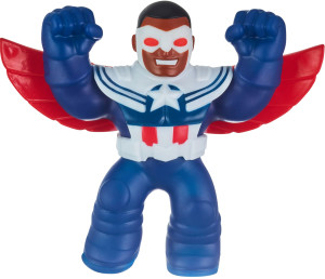 Goo Jit Zu Marvel - Rozciągliwa figurka Kapitan Ameryka Hero Pack GOJ41371