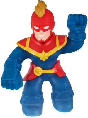 Goo Jit Zu Marvel - Rozciągliwa figurka Kapitan Marvel Hero Pack GOJ41487