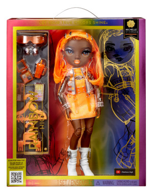 Rainbow High - Modna lalka Michelle St. Charles Orange Fashion 583127