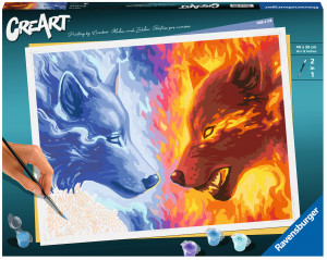 Ravensburger - CreArt Wilki Malowanie po numerach 235490