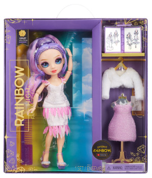 Rainbow High - Modna lalka Violet Willow (Purple) Fantastic Fashion 587385