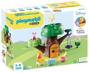 Playmobil - 1.2.3 & Disney Domek w drzewie Kubusia Puchatka i Prosiaczka 71316