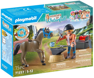 Playmobil - Horses of Waterfall Kowal Ben i koń Achilles 71357