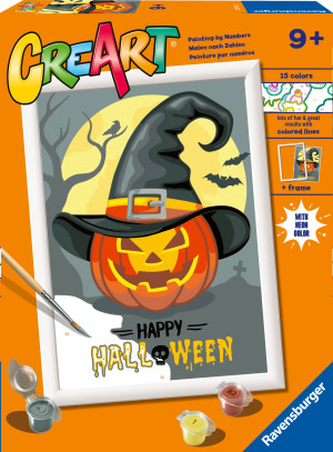 Ravensburger - CreArt Wesołego Halloween Malowanie po numerach 237128