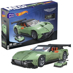 MEGA Hot Wheels - Kolekcjonerski Aston Martin Vulcan Klocki konstrukcyjne 986 elem. HMY97