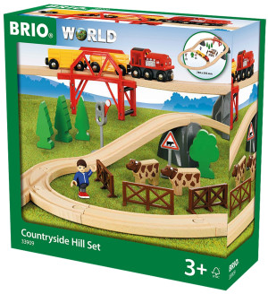 Brio - World Drewniana kolejka Wiejskie wzgórza Zestaw startowy 33909