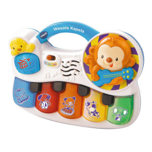 VTech - Wesoła Kapela Pianinko ze świałtem i dźwiękiem 61074X