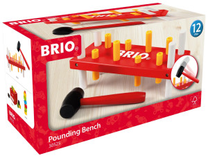 BRIO - Ławeczka do wbijania klocków Zabawka motoryczna 30525