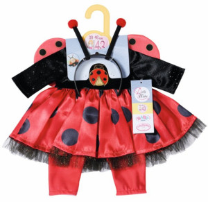 BABY born - Sukienka Lady Bug Dla lalki 43 cm 871492