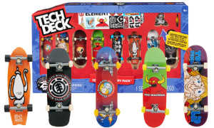 Tech Deck - Zestaw ośmiu deskorolek fingerboard z ekskluzywną figurką 20142285