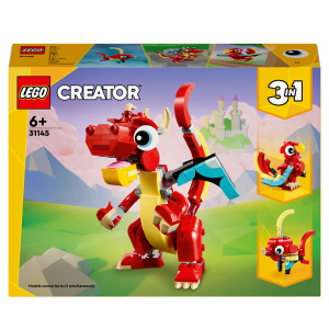 LEGO Creator - Czerwony smok 3w1 31145