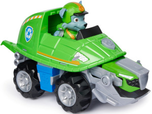 Psi Patrol - Transformujący pojazd terenowy Żółw + figurka Rocky'ego 20143418
