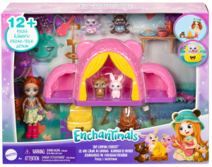 EnchanTimals - Wycieczka pod namiot Zestaw z lalką i zwierzątkami + akcesoria HTW71