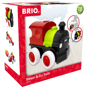 Brio - Lokomotywa z parą na baterie 30411