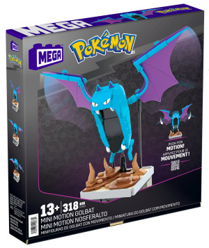 MEGA Pokemon - Kolekcjonerski Golbat do zbudowania Klocki konstrukcyjne 318 elem. HTH72