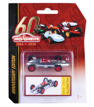 Majorette - Metalowy samochód wyścigowy No.1 na 60-lecie 1:64 2054103 A