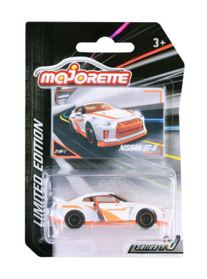 Majorette - Metalowy samochód Nissan GT-R 1:64 2054034 E