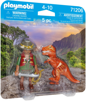 Playmobil - Tropiciel z T-Rexem 71206