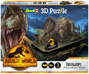 Revell - Puzzle 3D Jurassic World Triceratops 44 elem. 00242