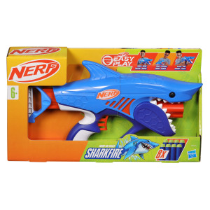 Hasbro Nerf Elite Junior - Wyrzutnia Wild Sharkfire + strzałki F8645