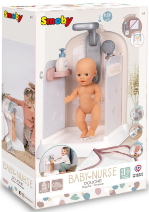 Smoby Baby Nurse - Prysznic dla lalki 40 cm + akcesoria 220382