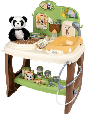 Smoby - Centrum opieki nad zwierzętami z pandą + 19 akcesoriów 340406