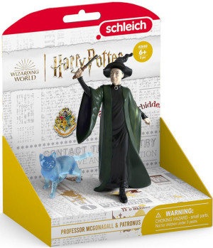 Schleich Harry Potter - Profesor McGonagall i patronus kot 42682