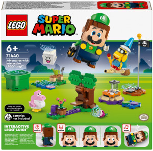 LEGO Super Mario - Przygody z interaktywną figurką LEGO Luigi 71440