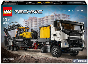 LEGO Technic - Ciężarówka Volvo FMX i koparka EC230 Electric 42175