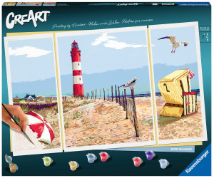 Ravensburger - CreArt Plaża Malowanie po numerach 202775