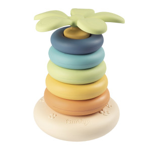 Smoby Little Green - Piramida z krążków Bioplastik 181202WEB