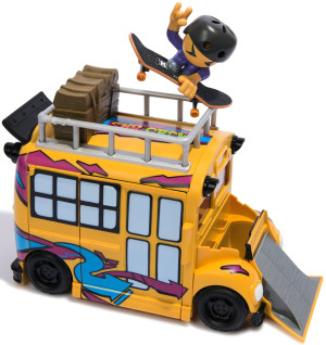 Tech Deck - Sk8 Crew Autobus Ultra Sk8 Bus Rampa + figurka na deskorolce 20148720