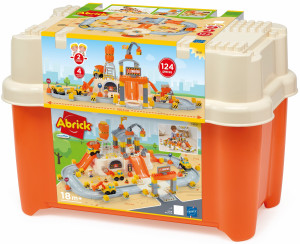 Ecoiffier Abrick - Duży plac budowy + 4 pojazdy + akcesoria 1350