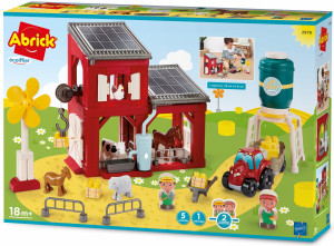 Ecoiffier Abrick - Duża ekologiczna farma + traktor z przyczepą 2979