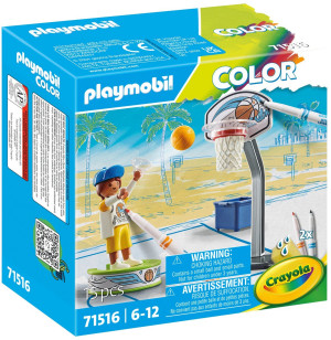 Playmobil - Color Skater z piłką do koszykówki 71516