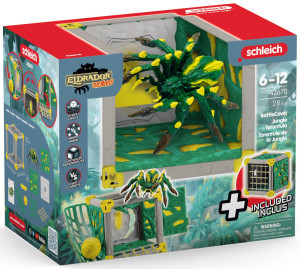 Schleich Eldrador Creatures - Jaskinia bitewna BattleCave + Tarantula z Dżungli 42678